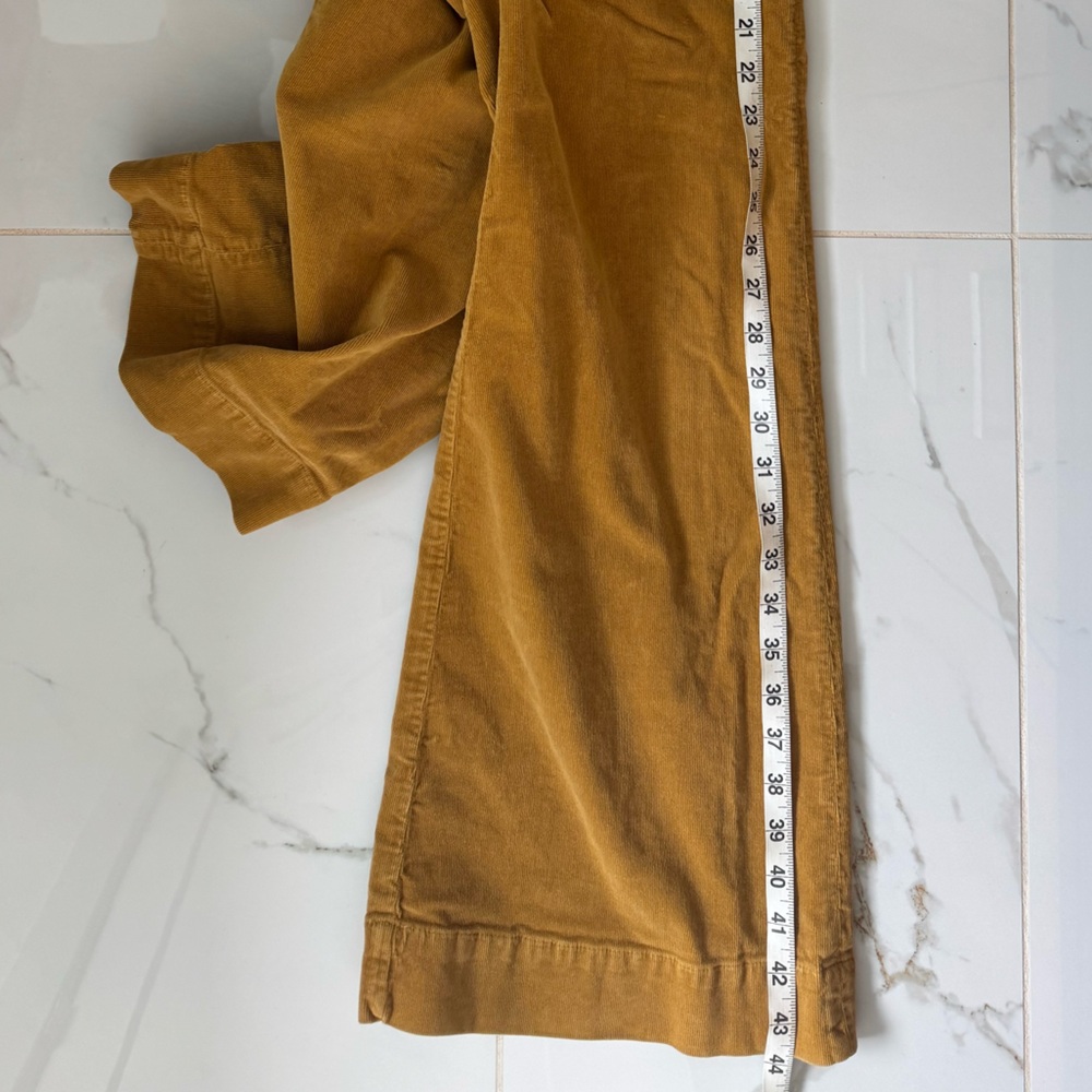 ASKK NY Mustard Wide Leg Brighton Corduroy Pants - Picture 8 of 12
